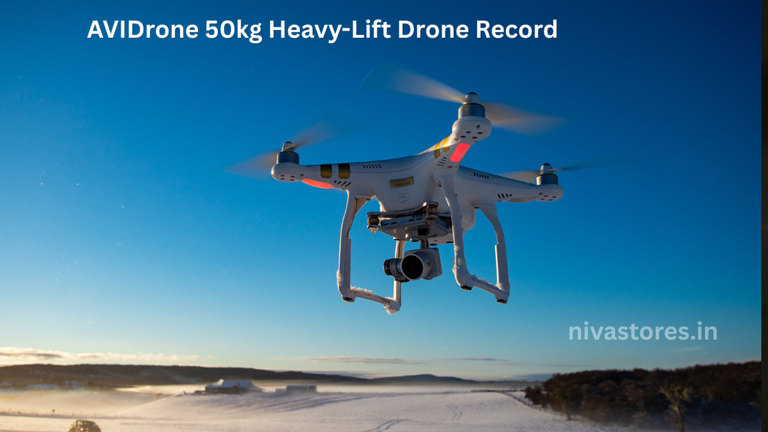 AVIDrone sets a record by carrying a 50 kg load / Drone Accessories – Nivastores Drone Accessories in India - NIVA STORES