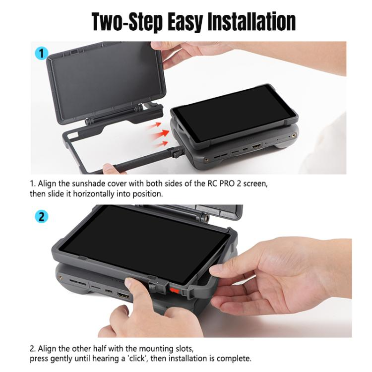 STARTRC Sun Hood 2 in 1 for DJI RC Pro 2