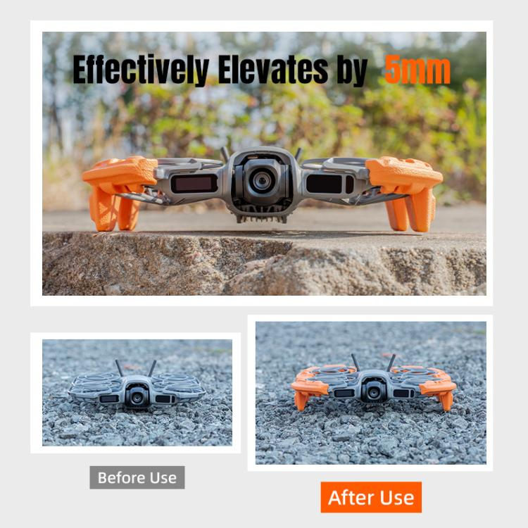 STARTRC Floating Bumper Guard for DJI Neo 2 (Orange) Drone Accessories in India - NIVA STORES