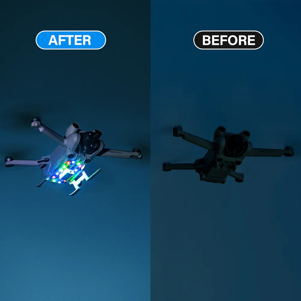 STARTRC LED Landing Gear for DJI Mini 3 Pro Drone Accessories in India - NIVA STORES