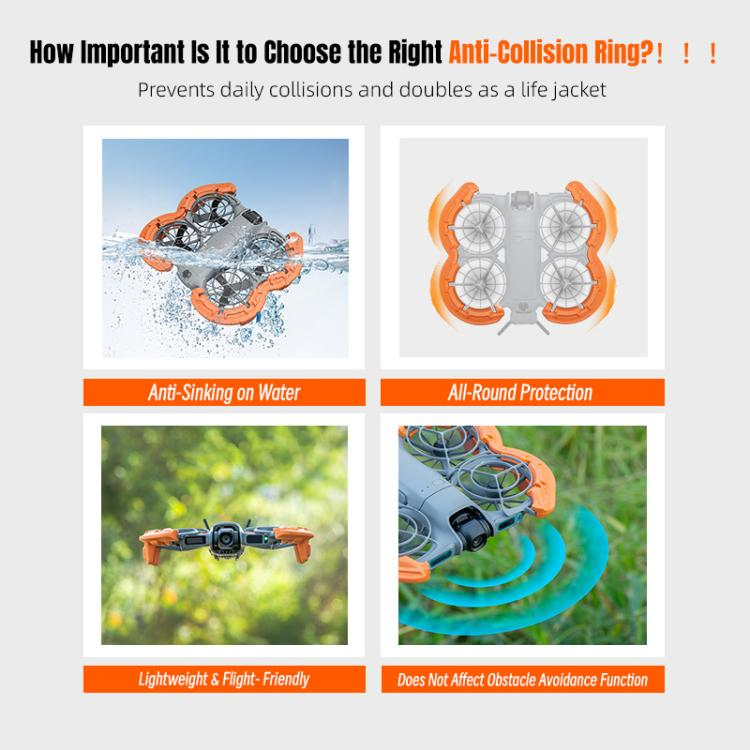 STARTRC Floating Bumper Guard for DJI Neo 2 (Orange)