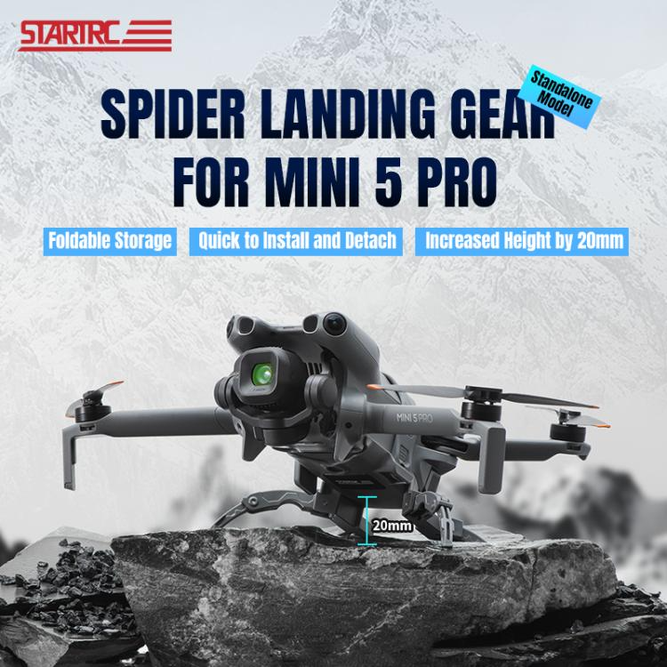 STARTRC Spider Landing Gear for DJI Mini 5 Pro Drone Accessories in India - NIVA STORES