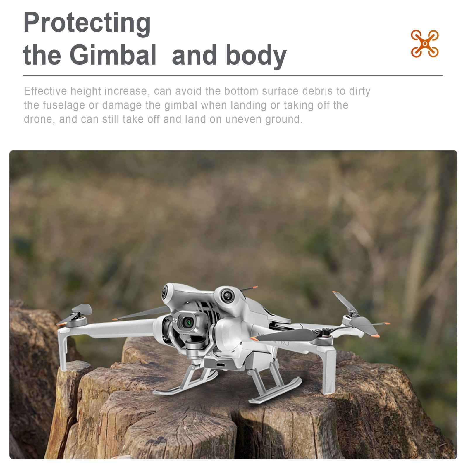 STARTRC LED Landing Gear for DJI Mini 4 Pro