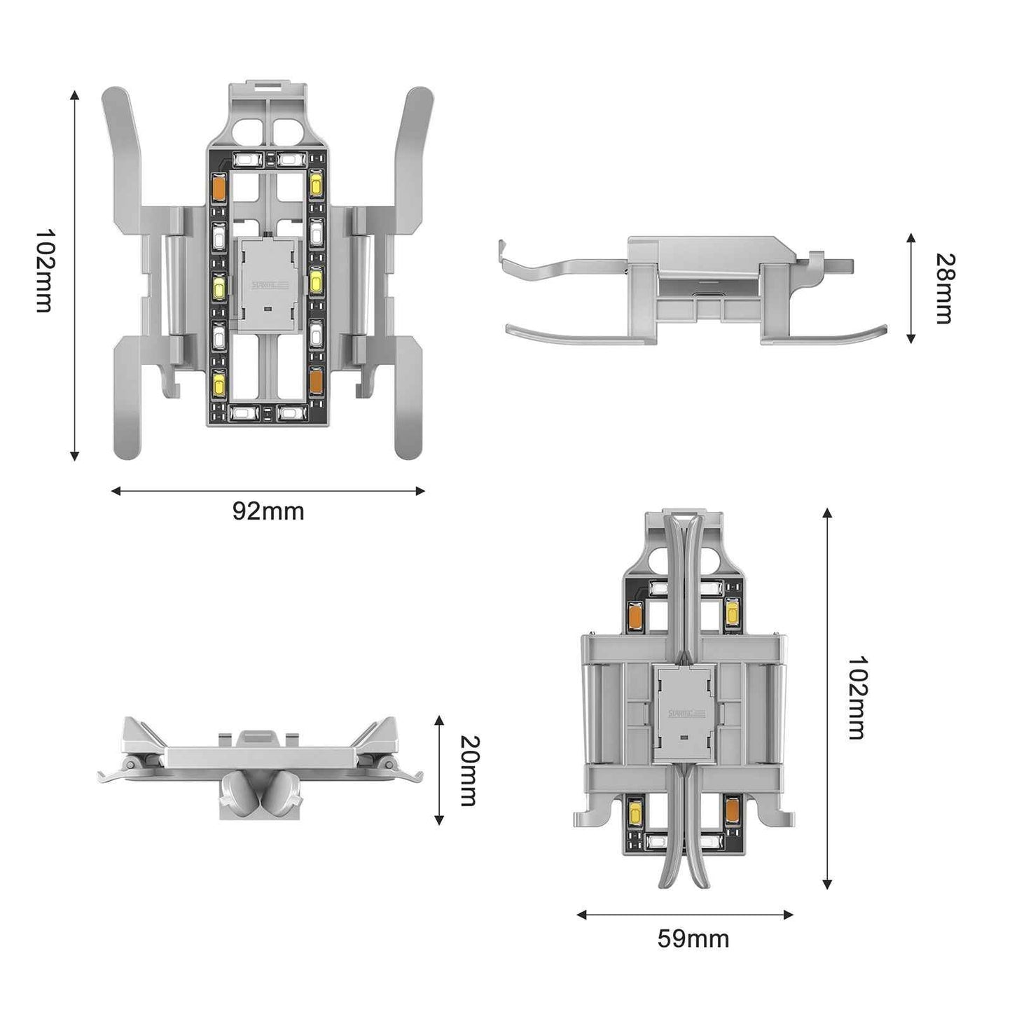 STARTRC LED Landing Gear for DJI Mini 3 Pro