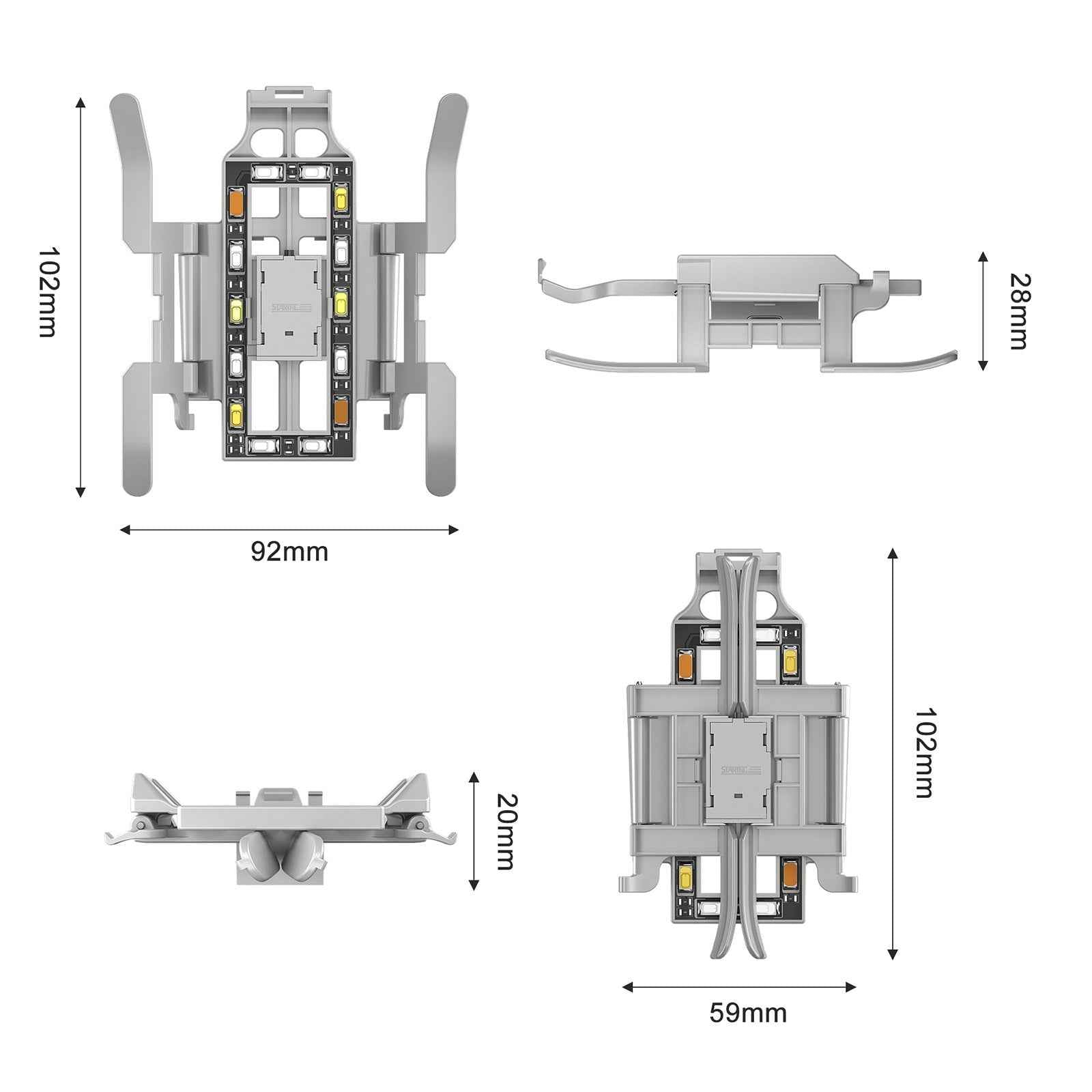 STARTRC LED Landing Gear for DJI Mini 3 Pro