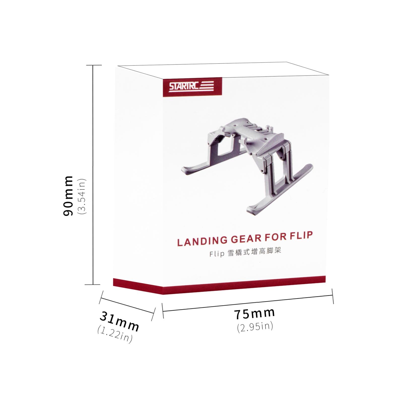 STARTRC Foldable Landing Gear for DJI Flip Drone Accessories in India - NIVA STORES
