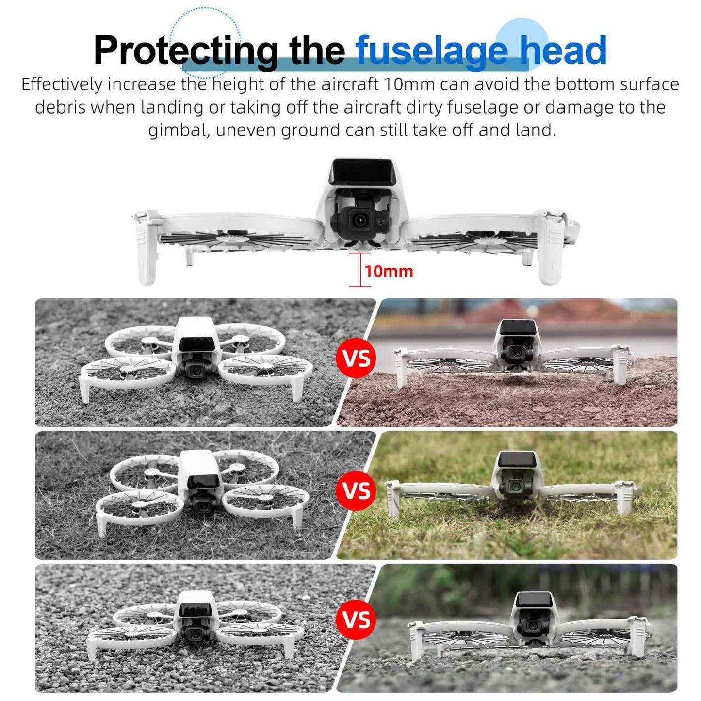 STARTRC Extended Landing Gear for DJI Flip