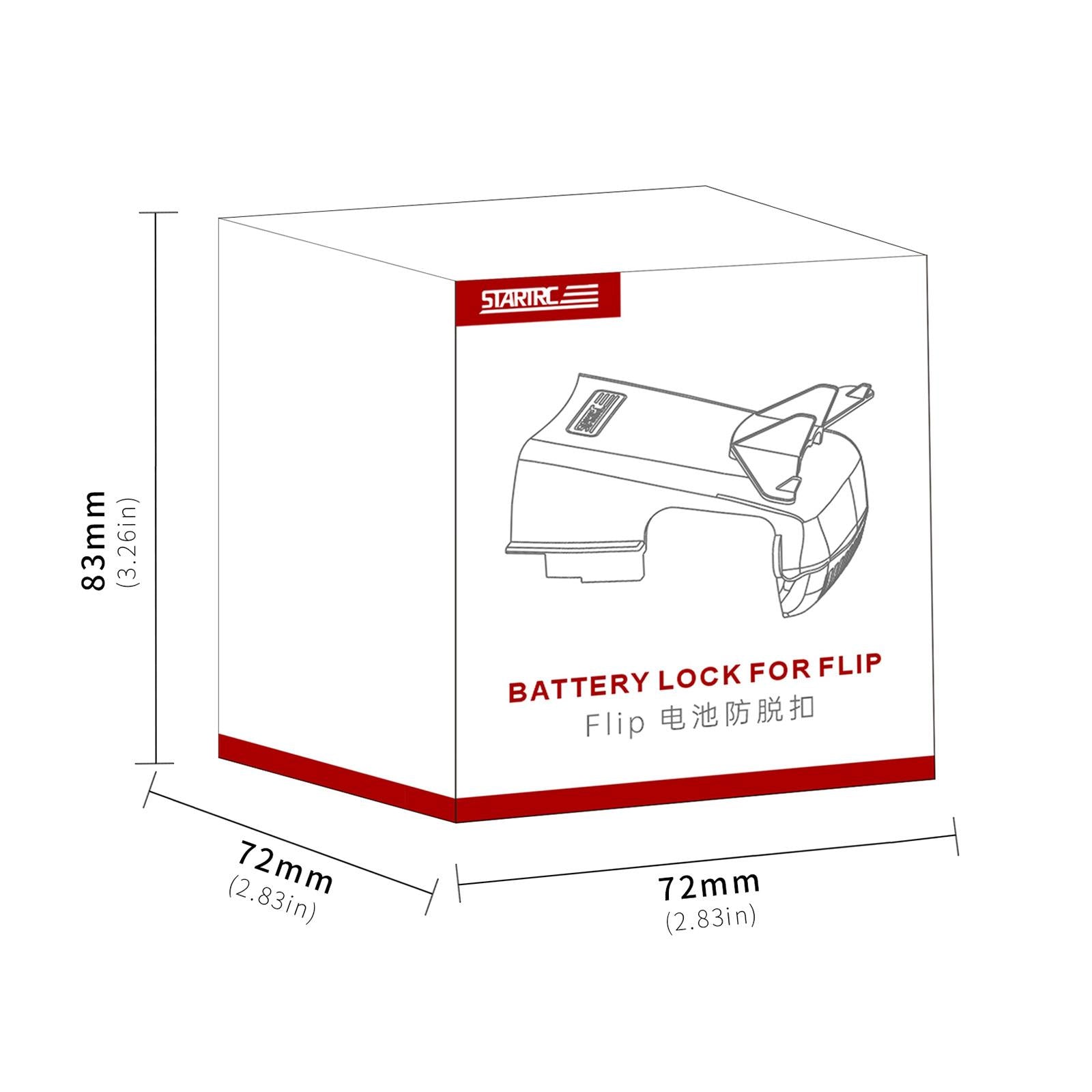 STARTRC Battery Lock for DJI Flip Drone Accessories in India - NIVA STORES