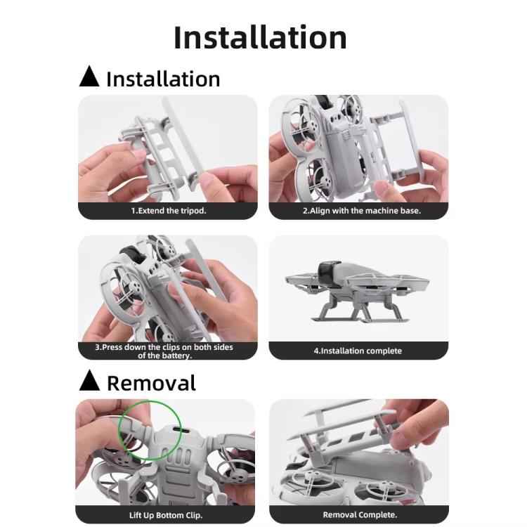 BRDRC Foldable Landing Gear for DJI Neo