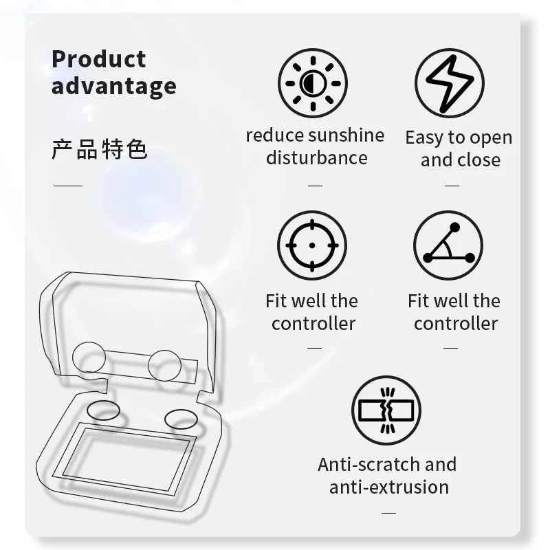 STARTRC Sun Hood 2 in 1 for DJI RC Pro (Black)