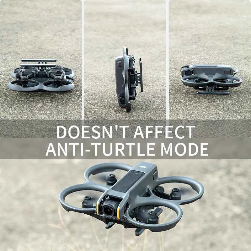 STARTRC Foldable Landing Gear for DJI Avata 2 (Black and Orange)