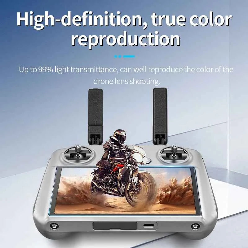 STARTRC Tempered Glass with Dust-free Applicator for DJI RC/ RC 2   (3pcs)