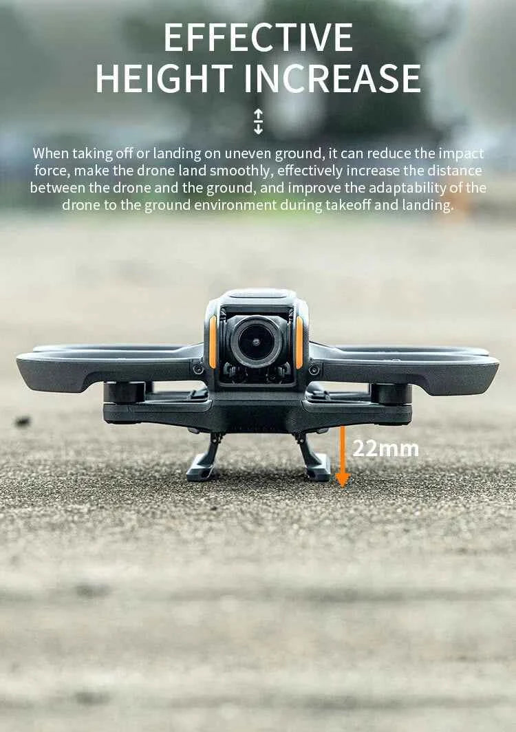 STARTRC Foldable Landing Gear for DJI Avata 2 (Black)