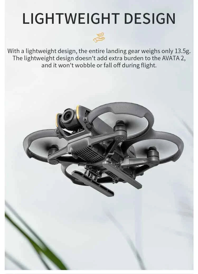 STARTRC Foldable Landing Gear for DJI Avata 2 (Black)