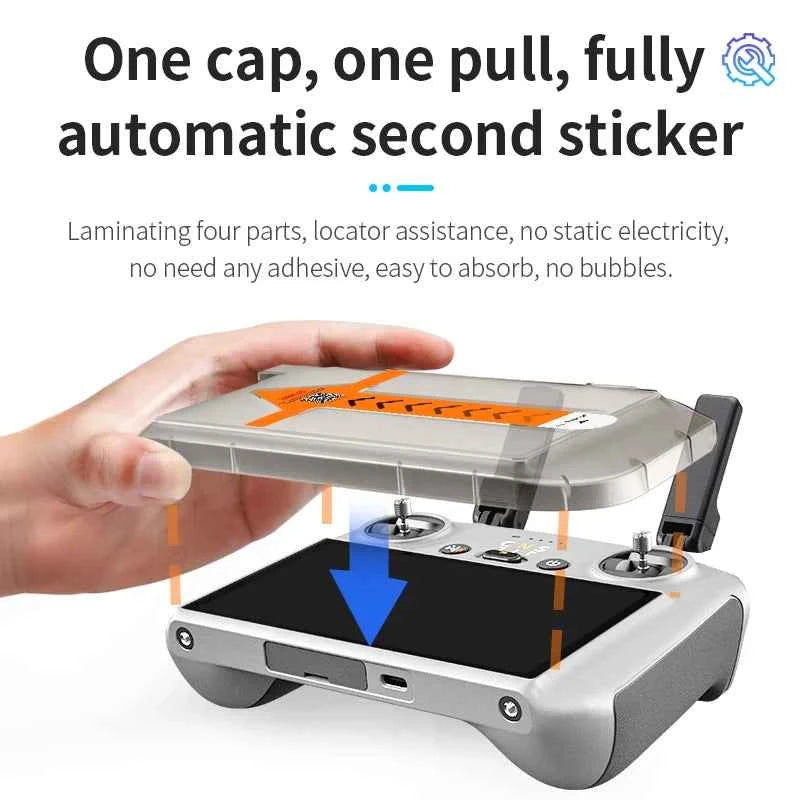 STARTRC Tempered Glass with Dust-free Applicator for DJI RC/ RC 2   (3pcs)