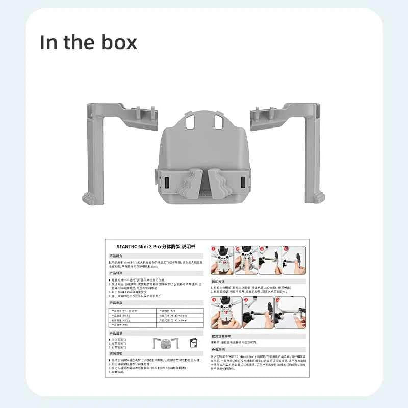 STARTRC Extended Landing Gear for DJI Mini 3 Pro