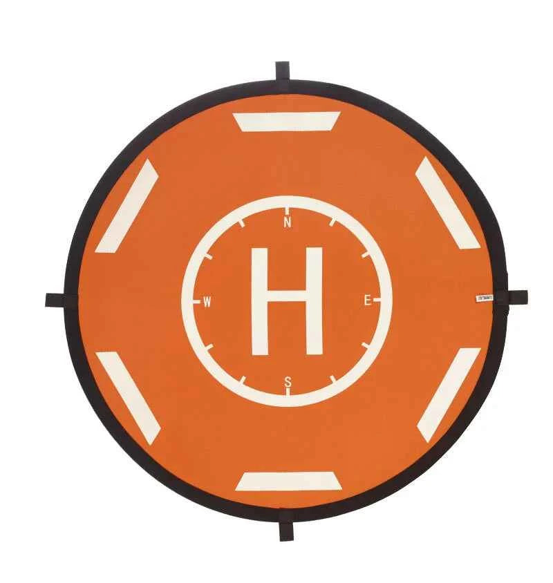STARTRC Circular Landing Pad with Reflective Strips (56cm) (Orange and Black)