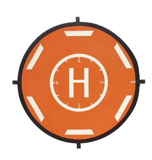 STARTRC Circular Landing Pad with Reflective Strips (56cm) (Orange and Black)