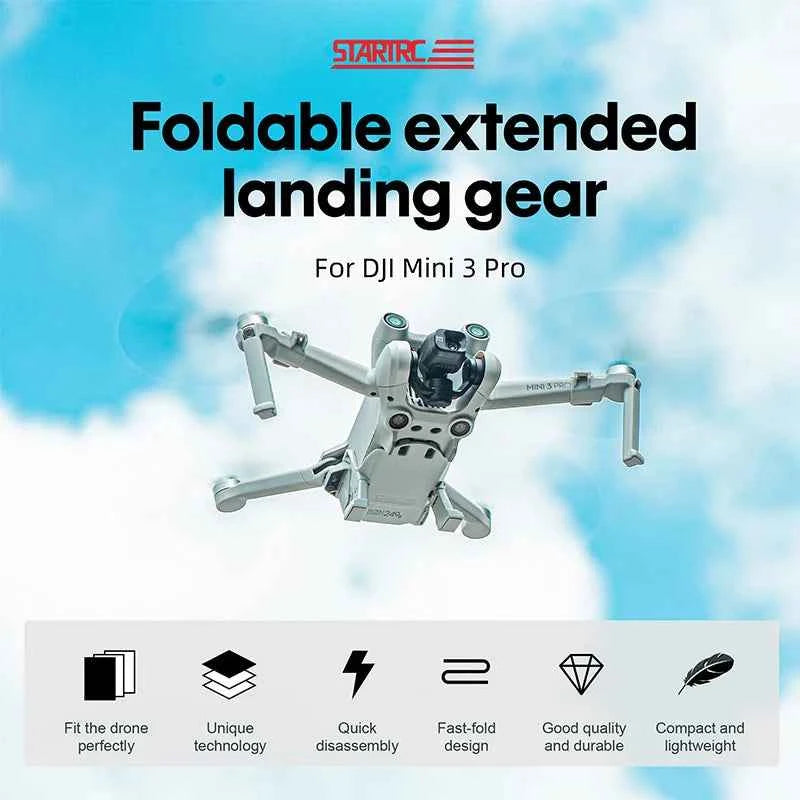 STARTRC Extended Landing Gear for DJI Mini 3 Pro