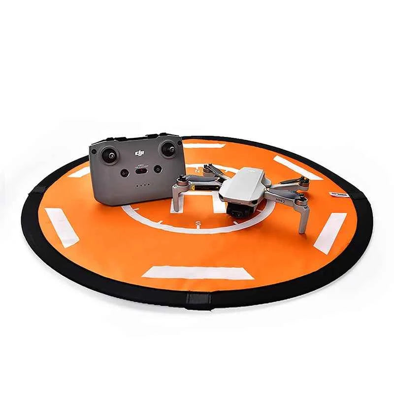 STARTRC Circular Landing Pad with Reflective Strips (56cm) (Orange and Black)