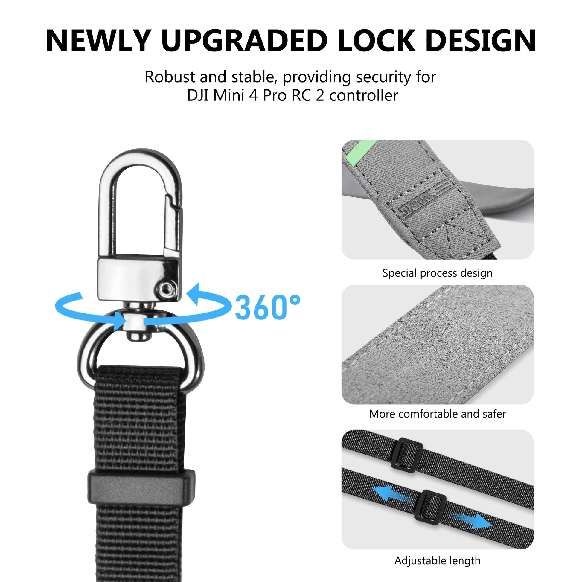 STARTRC Neck Strap for DJI RC / RC 2 / RC Pro / RC Plus