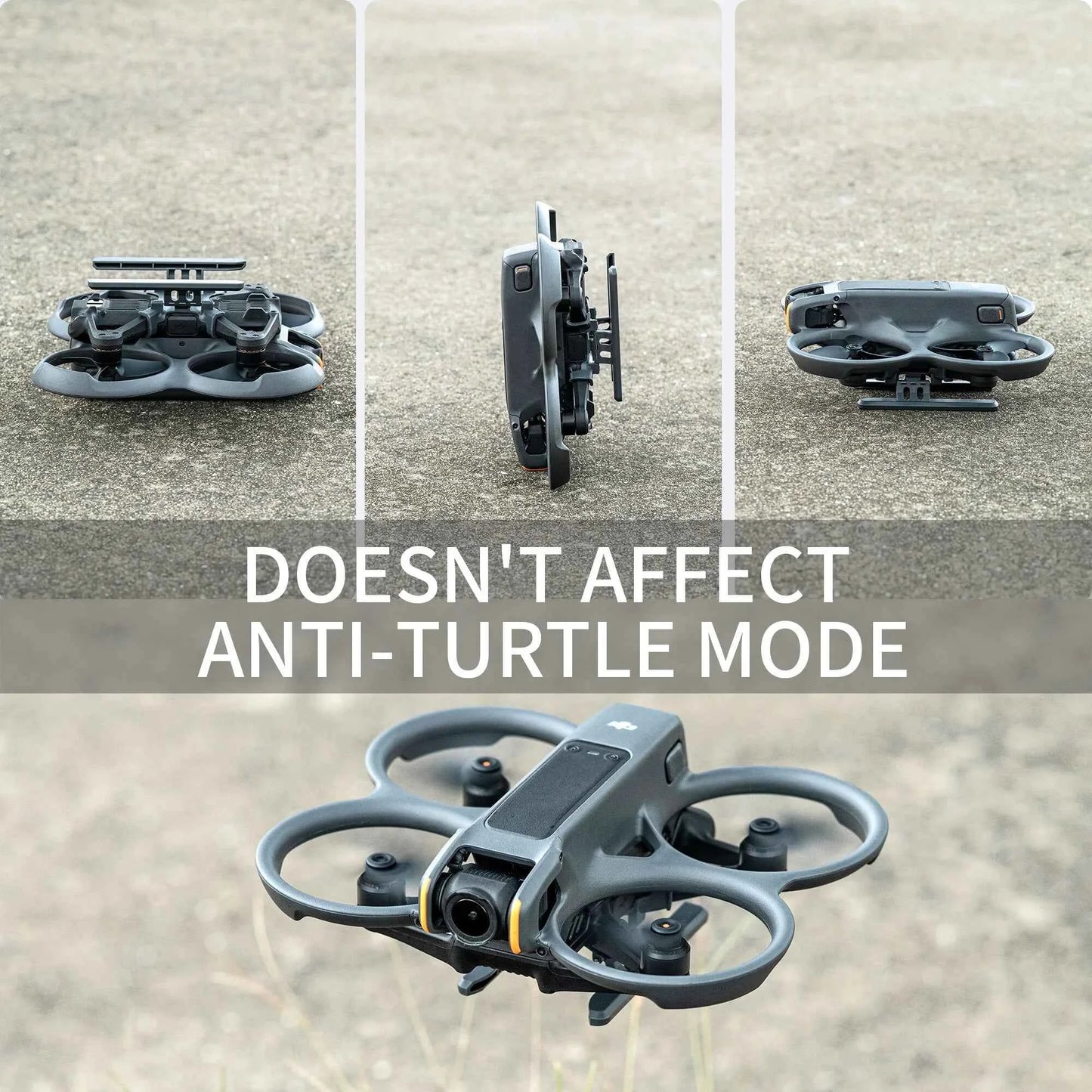 STARTRC Foldable Landing Gear for DJI Avata 2 (Black)
