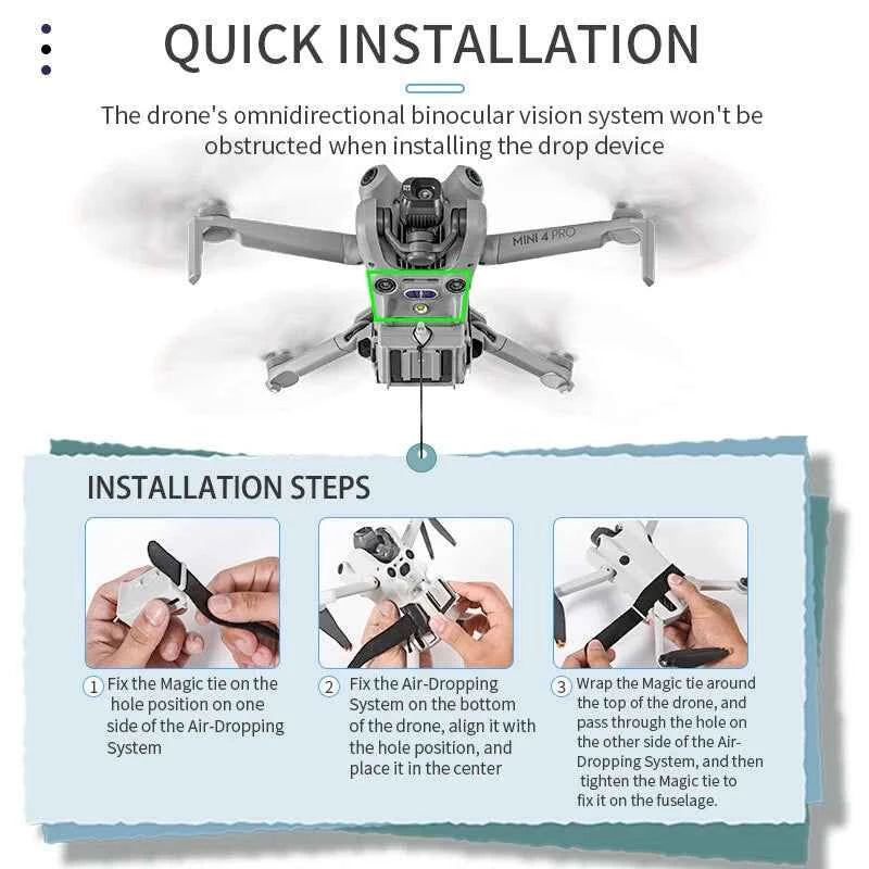 STARTRC Air Drop System for DJI Mini 4 Pro (Gyro Version)