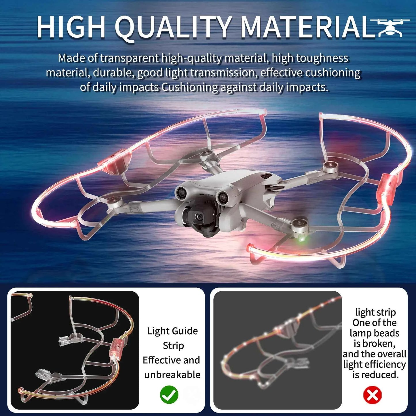 STARTRC LED Propeller Guard for DJI Mini 3 / Mini 3 Pro
