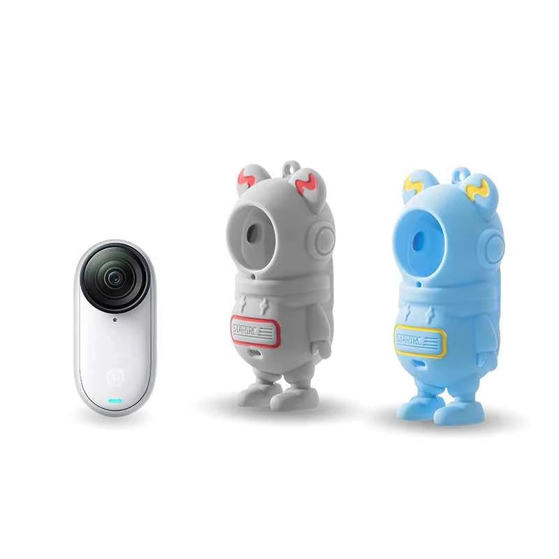 STARTRC Silicone Cover Stand for Insta360 Go 3S (Blue)