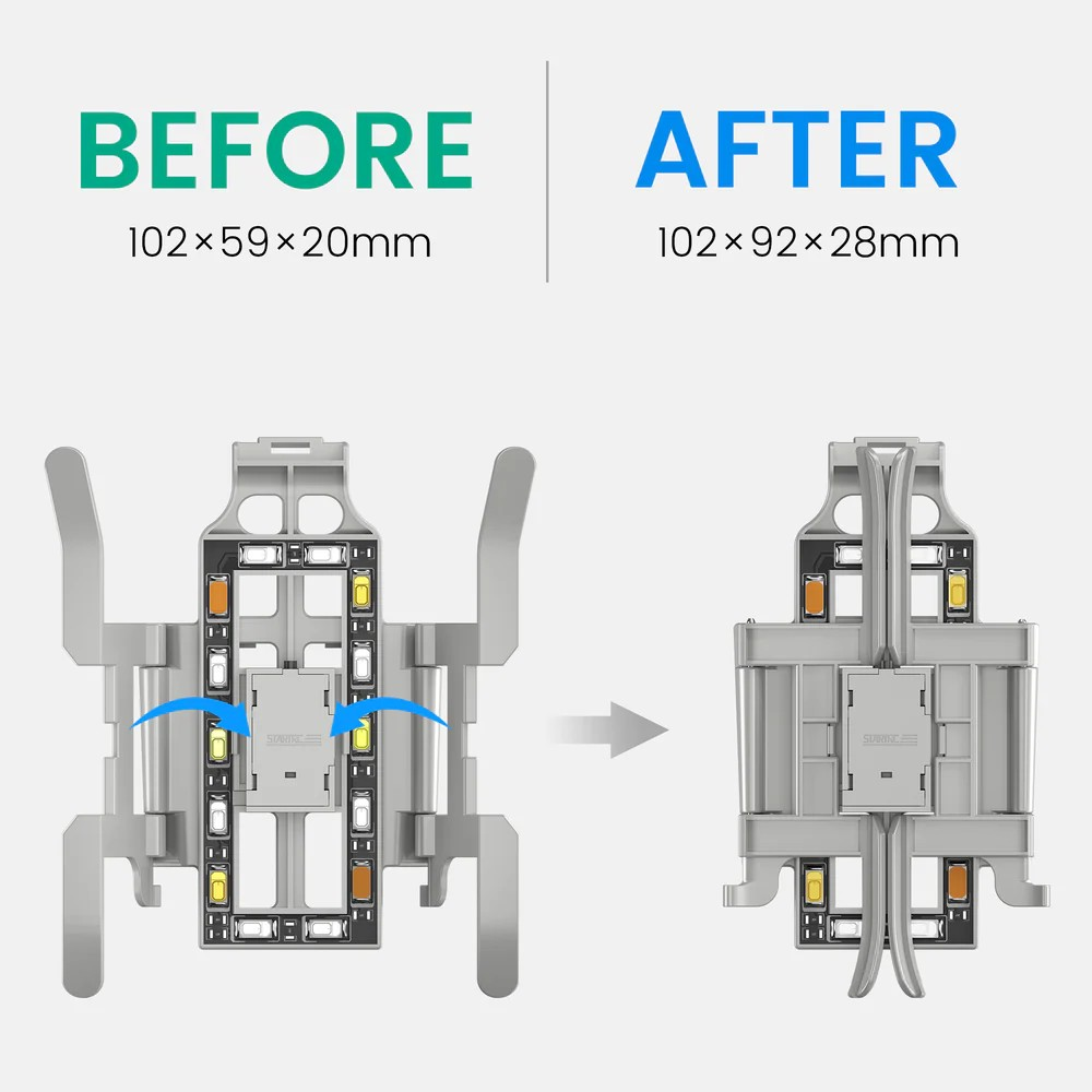 STARTRC LED Landing Gear for DJI Mini 3 Pro Drone Accessories in India - NIVA STORES