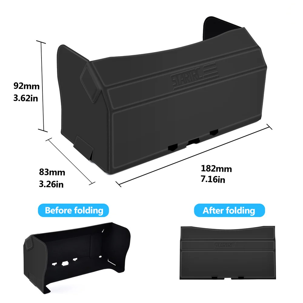 STARTRC Sun Hood Foldable for DJI RC N-Series (4.4 to 7 Inches Smartphone) Drone Accessories in India - NIVA STORES